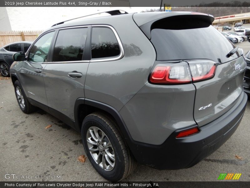 Sting-Gray / Black 2019 Jeep Cherokee Latitude Plus 4x4
