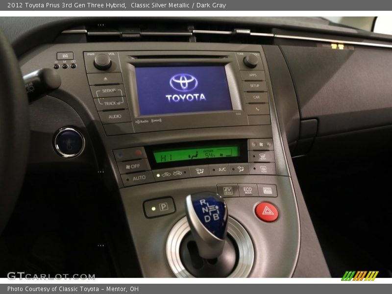 Classic Silver Metallic / Dark Gray 2012 Toyota Prius 3rd Gen Three Hybrid