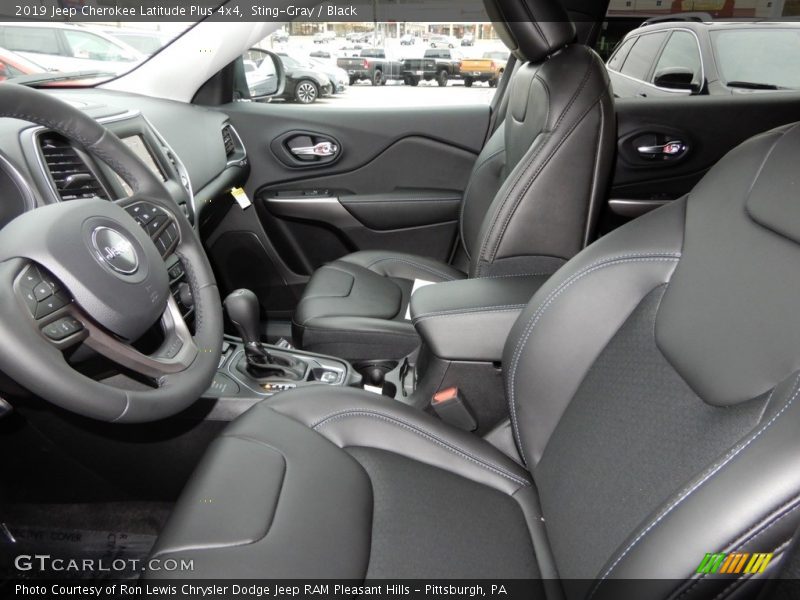 Sting-Gray / Black 2019 Jeep Cherokee Latitude Plus 4x4