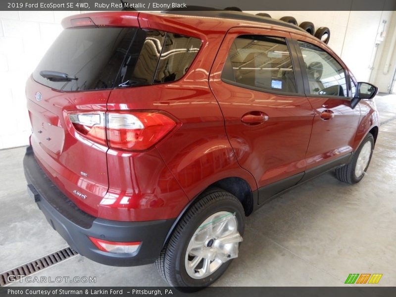 Ruby Red Metallic / Ebony Black 2019 Ford EcoSport SE 4WD
