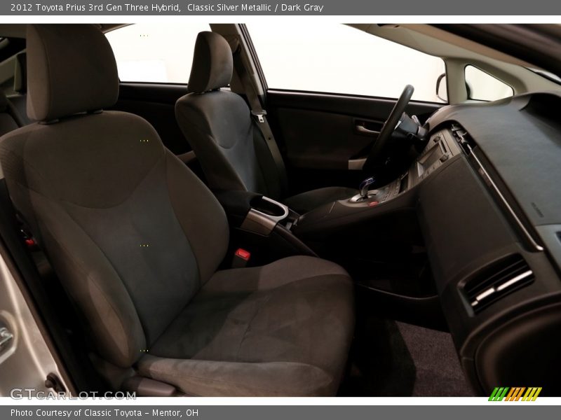 Classic Silver Metallic / Dark Gray 2012 Toyota Prius 3rd Gen Three Hybrid