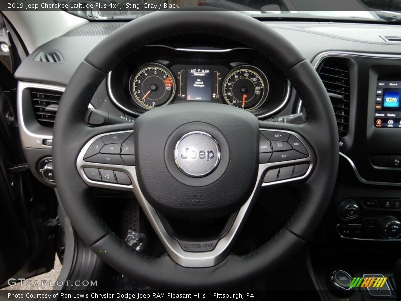 Sting-Gray / Black 2019 Jeep Cherokee Latitude Plus 4x4