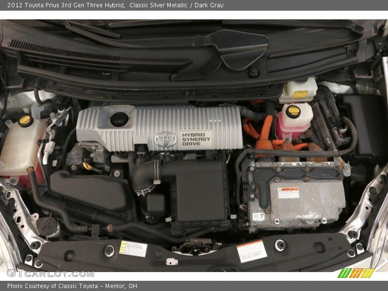 Classic Silver Metallic / Dark Gray 2012 Toyota Prius 3rd Gen Three Hybrid