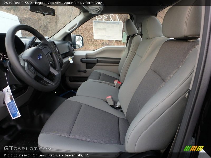 Front Seat of 2019 F150 XL Regular Cab 4x4