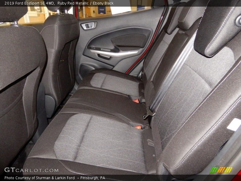 Rear Seat of 2019 EcoSport SE 4WD