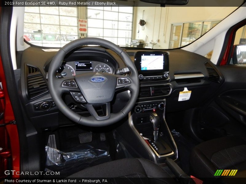 Dashboard of 2019 EcoSport SE 4WD