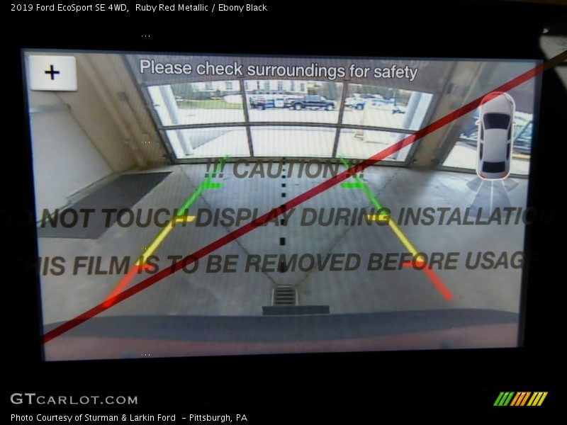 Ruby Red Metallic / Ebony Black 2019 Ford EcoSport SE 4WD