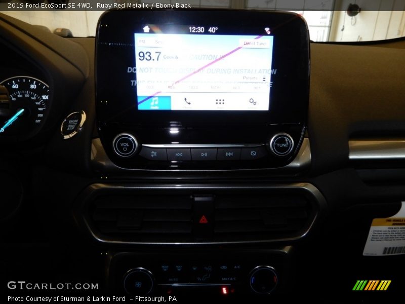 Ruby Red Metallic / Ebony Black 2019 Ford EcoSport SE 4WD
