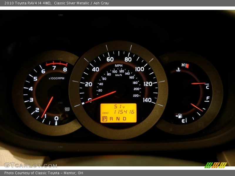 Classic Silver Metallic / Ash Gray 2010 Toyota RAV4 I4 4WD