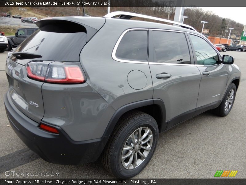 Sting-Gray / Black 2019 Jeep Cherokee Latitude Plus 4x4