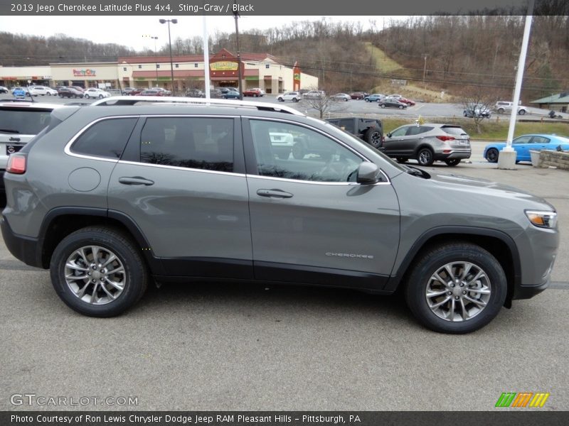 Sting-Gray / Black 2019 Jeep Cherokee Latitude Plus 4x4