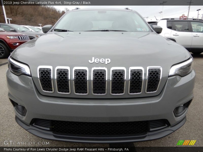 Sting-Gray / Black 2019 Jeep Cherokee Latitude Plus 4x4