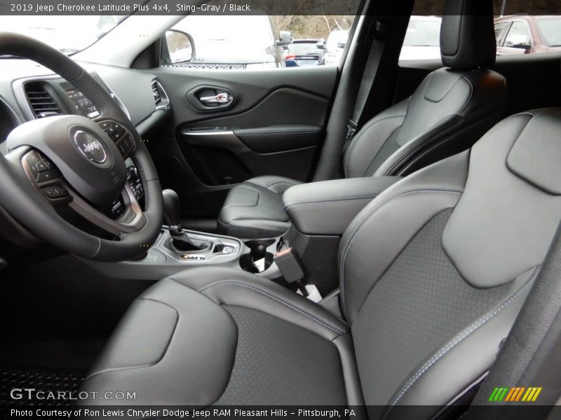 Sting-Gray / Black 2019 Jeep Cherokee Latitude Plus 4x4