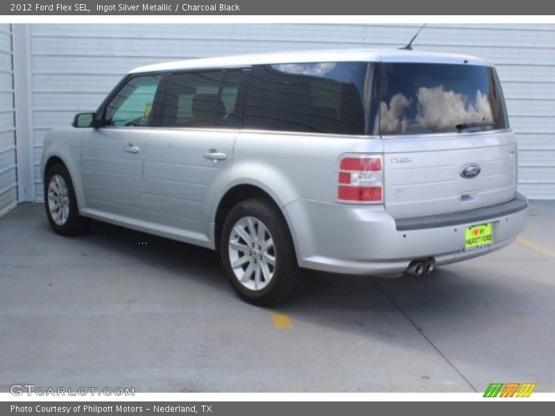 Ingot Silver Metallic / Charcoal Black 2012 Ford Flex SEL