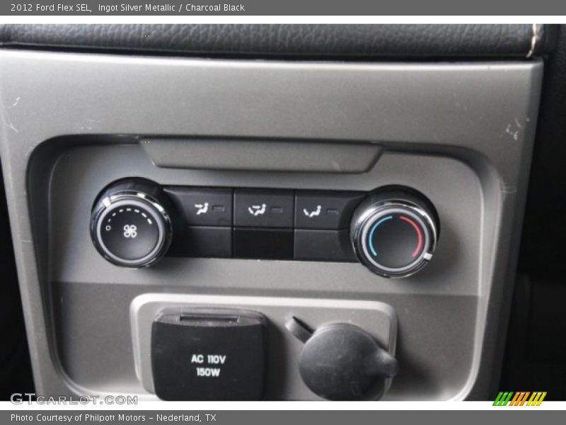 Ingot Silver Metallic / Charcoal Black 2012 Ford Flex SEL
