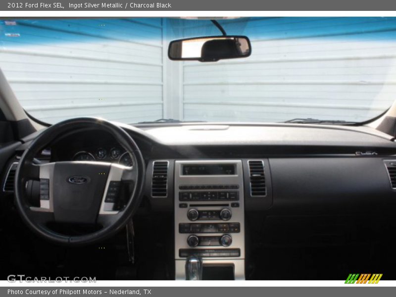 Ingot Silver Metallic / Charcoal Black 2012 Ford Flex SEL