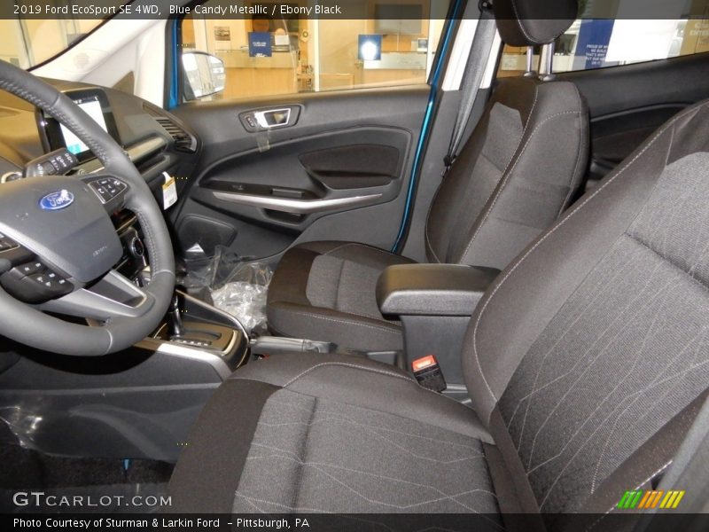 Front Seat of 2019 EcoSport SE 4WD