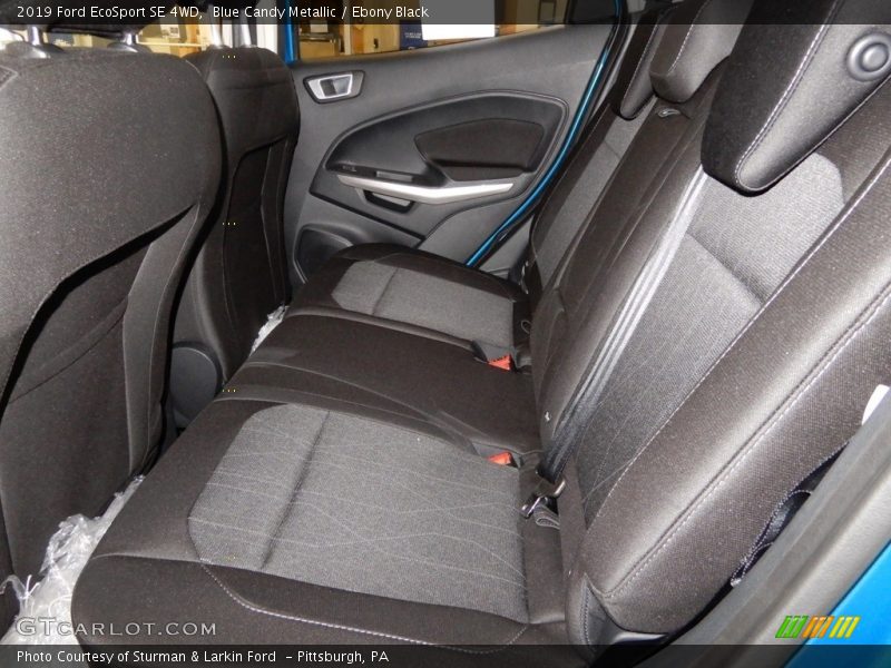 Rear Seat of 2019 EcoSport SE 4WD