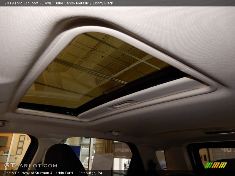 Blue Candy Metallic / Ebony Black 2019 Ford EcoSport SE 4WD