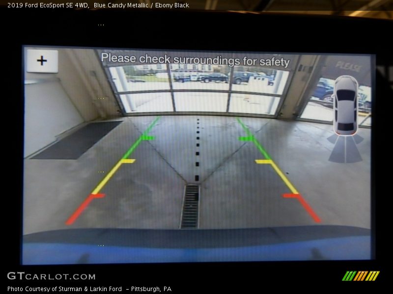 Blue Candy Metallic / Ebony Black 2019 Ford EcoSport SE 4WD