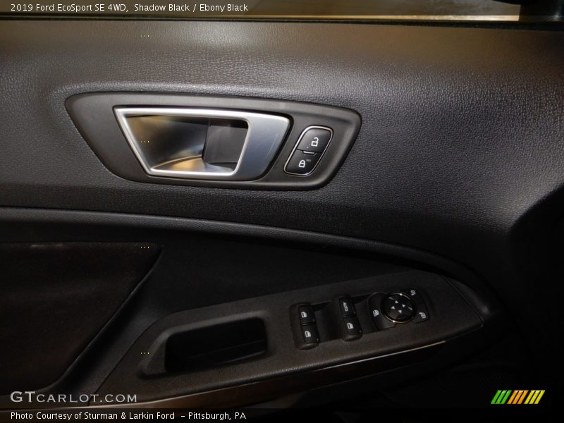 Shadow Black / Ebony Black 2019 Ford EcoSport SE 4WD