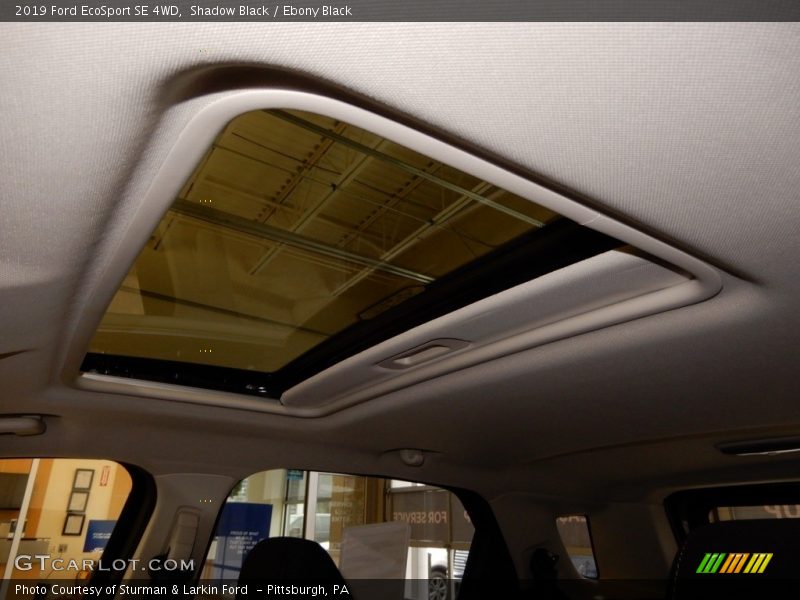 Sunroof of 2019 EcoSport SE 4WD