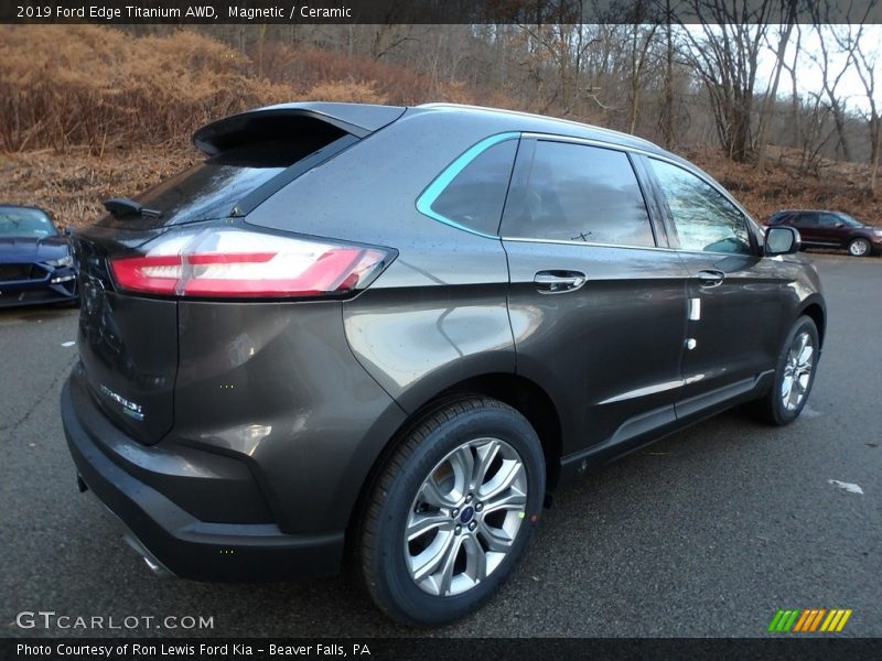 Magnetic / Ceramic 2019 Ford Edge Titanium AWD