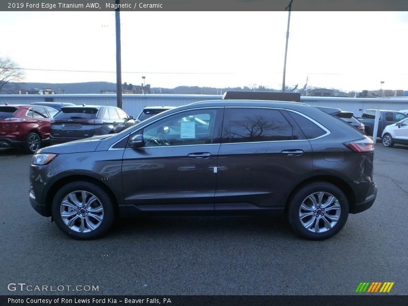 Magnetic / Ceramic 2019 Ford Edge Titanium AWD