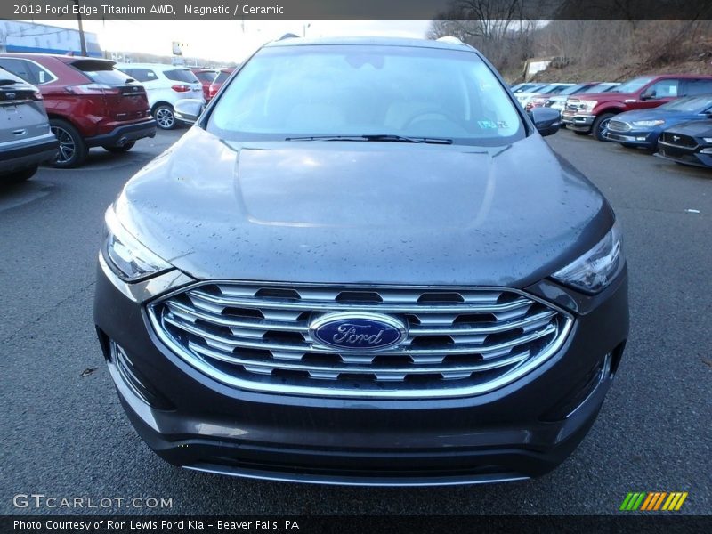 Magnetic / Ceramic 2019 Ford Edge Titanium AWD