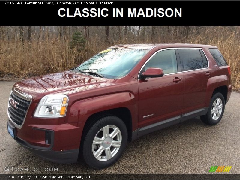 Crimson Red Tintcoat / Jet Black 2016 GMC Terrain SLE AWD