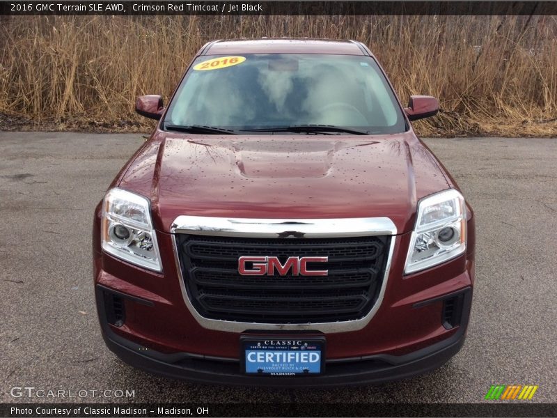 Crimson Red Tintcoat / Jet Black 2016 GMC Terrain SLE AWD