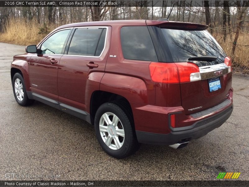 Crimson Red Tintcoat / Jet Black 2016 GMC Terrain SLE AWD