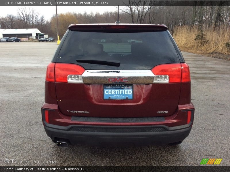 Crimson Red Tintcoat / Jet Black 2016 GMC Terrain SLE AWD