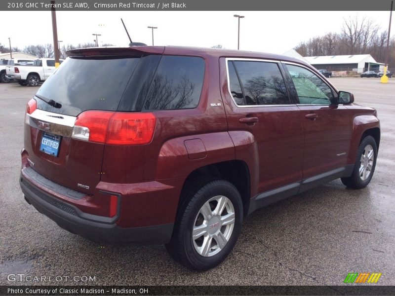 Crimson Red Tintcoat / Jet Black 2016 GMC Terrain SLE AWD