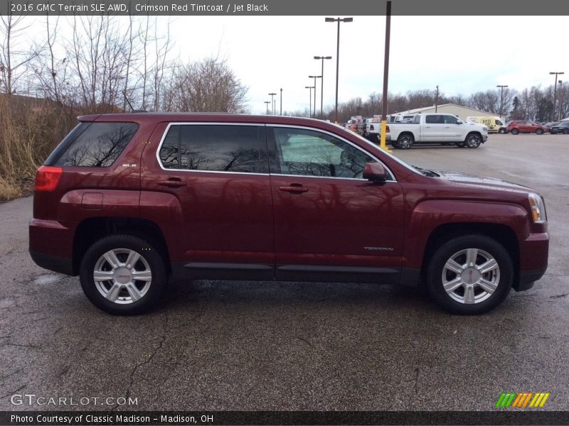 Crimson Red Tintcoat / Jet Black 2016 GMC Terrain SLE AWD
