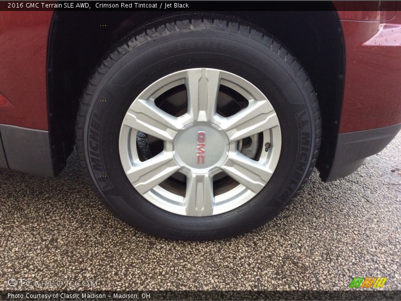 Crimson Red Tintcoat / Jet Black 2016 GMC Terrain SLE AWD
