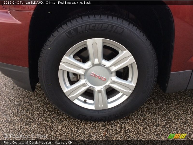 Crimson Red Tintcoat / Jet Black 2016 GMC Terrain SLE AWD