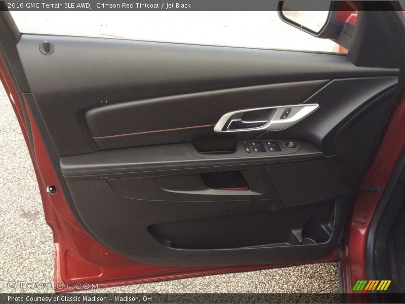Crimson Red Tintcoat / Jet Black 2016 GMC Terrain SLE AWD