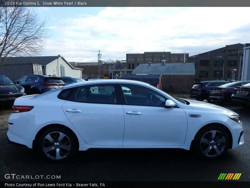 Snow White Pearl / Black 2019 Kia Optima S