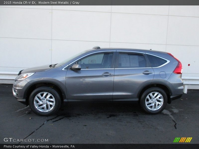 Modern Steel Metallic / Gray 2015 Honda CR-V EX