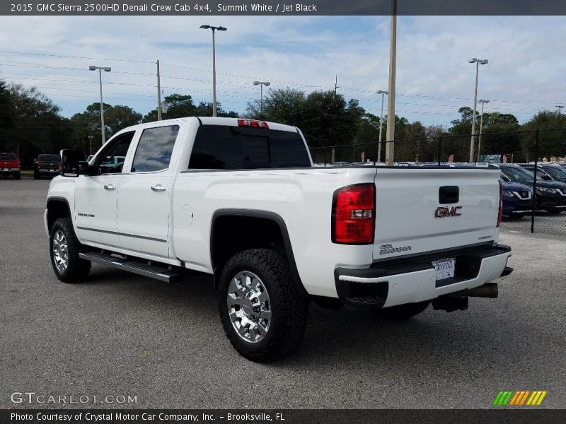 Summit White / Jet Black 2015 GMC Sierra 2500HD Denali Crew Cab 4x4