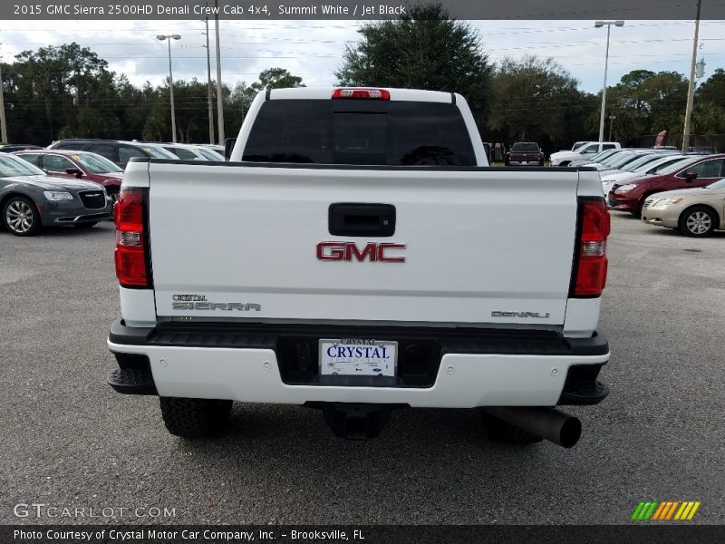 Summit White / Jet Black 2015 GMC Sierra 2500HD Denali Crew Cab 4x4