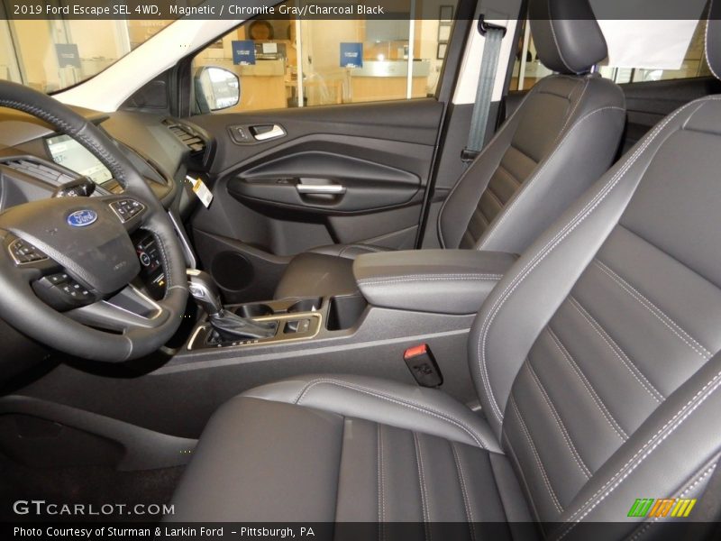 Magnetic / Chromite Gray/Charcoal Black 2019 Ford Escape SEL 4WD