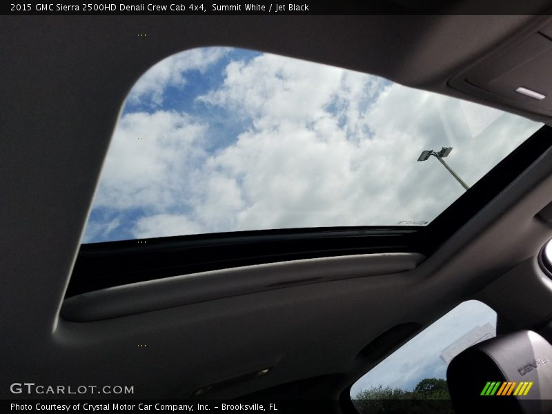 Summit White / Jet Black 2015 GMC Sierra 2500HD Denali Crew Cab 4x4