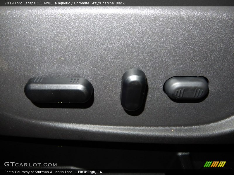Magnetic / Chromite Gray/Charcoal Black 2019 Ford Escape SEL 4WD