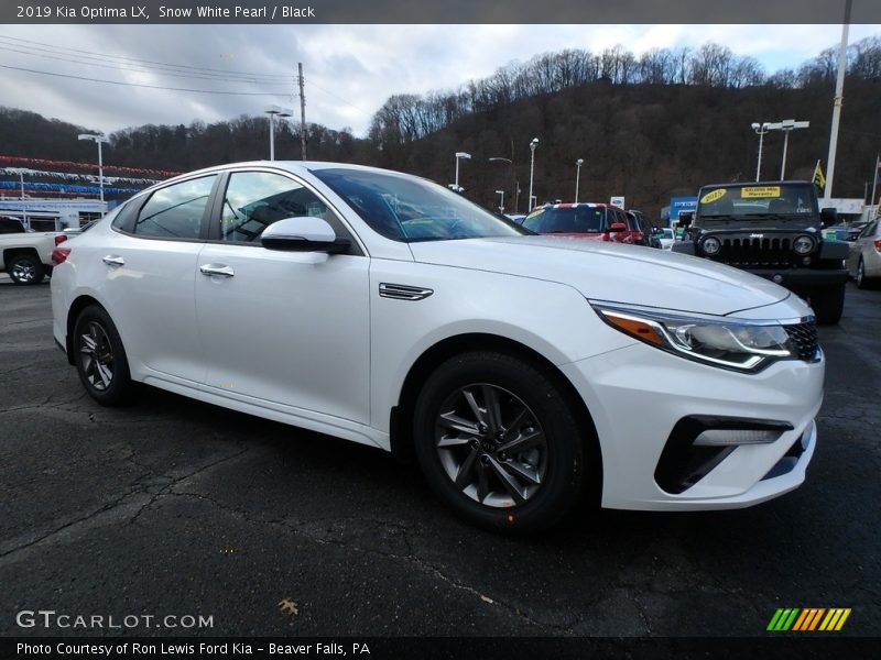 Snow White Pearl / Black 2019 Kia Optima LX