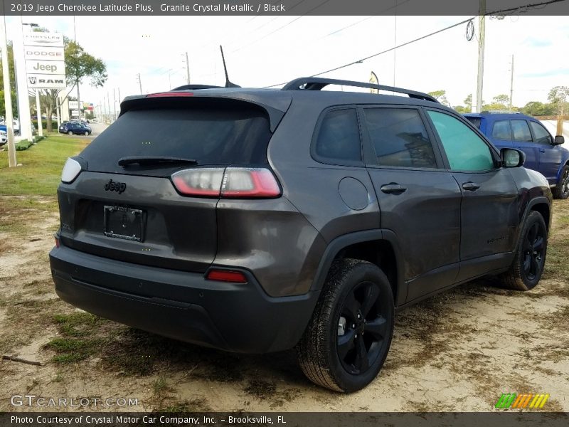 Granite Crystal Metallic / Black 2019 Jeep Cherokee Latitude Plus