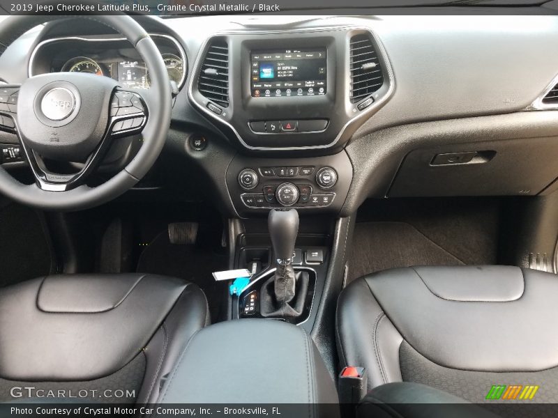 Granite Crystal Metallic / Black 2019 Jeep Cherokee Latitude Plus