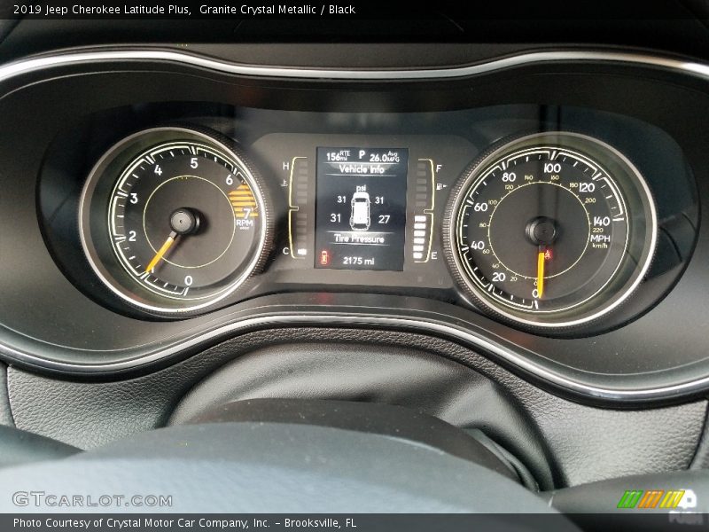 Granite Crystal Metallic / Black 2019 Jeep Cherokee Latitude Plus