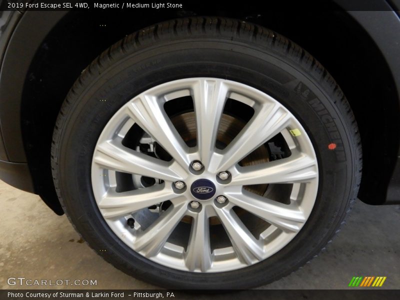 Magnetic / Medium Light Stone 2019 Ford Escape SEL 4WD